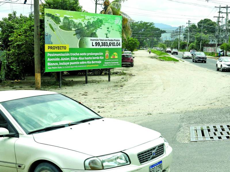 Esta obra será paralizada para usar los fondos en construir los nuevos puentes.