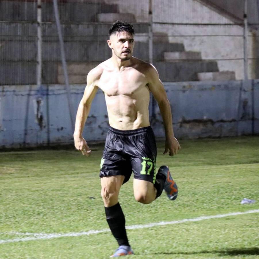 Pablo Soda suma dos goles con el Olancho FC en el actual Torneo Apertura 2023.