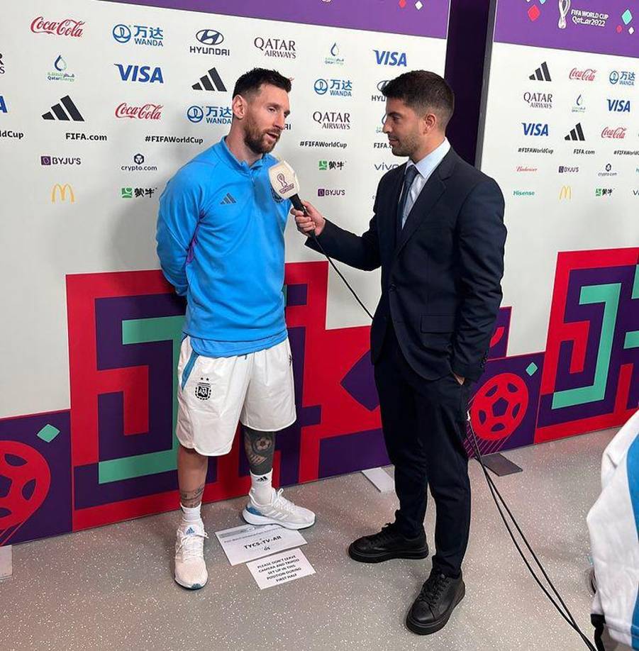 “Ahí los holandeses los bardeaban a los argentinos cuando querían agarrar la pelota. Entonces se quedó caliente Messi”, agregó.