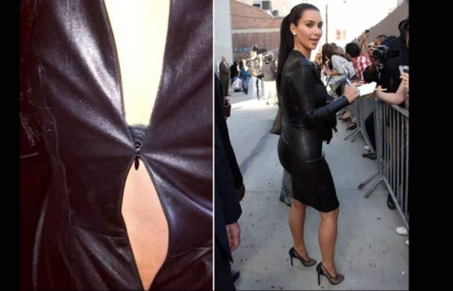 Kim Kardashian también ha sufrido de errores de vestuario. La reina de los reality show sabe cómo llamar la atención.