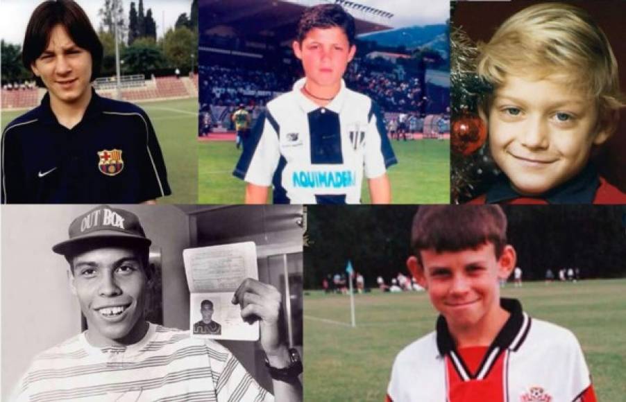 Te presentamos fotos inéditas de futbolistas famosos, algunos ya retirados, cuando eran pequeños. Hay varios irreconocibles.