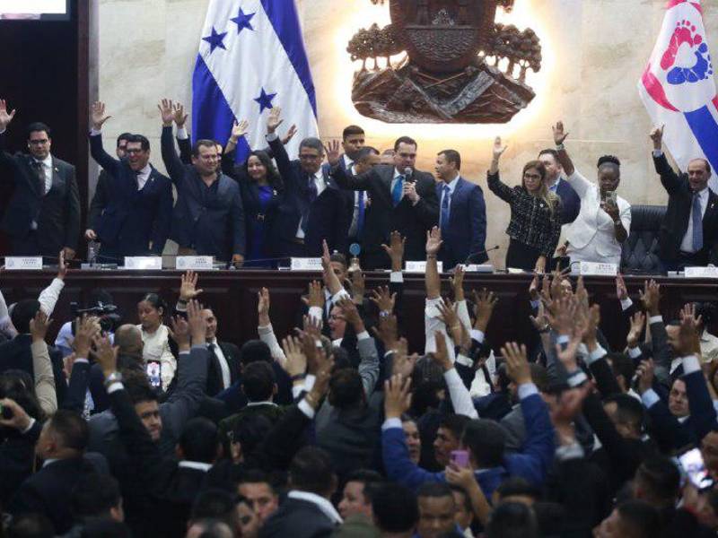 Sesión en la que se aprobó el juicio político a Johel Zelaya.