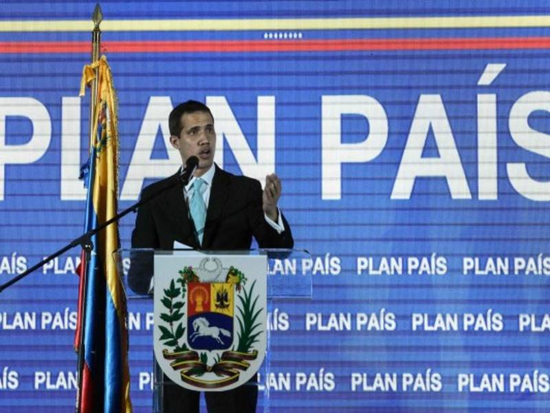 Guaidó fue reconocido hoy por el Parlamento Europeo como presidente interino legítimo de Venezuela./AFP.
