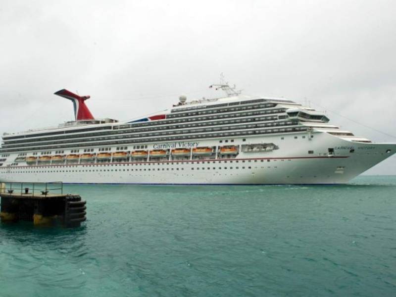 El Victory es uno de los muchos cruceros que posee la compañía Carnival.