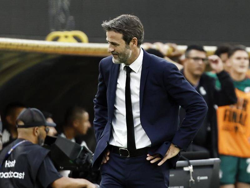 Thomas Christiansen durante la gran final de la Copa Oro 2023.