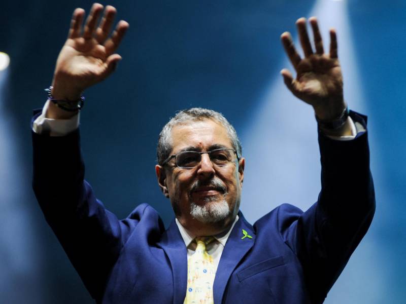 El candidato presidencial Bernardo Arévalo.