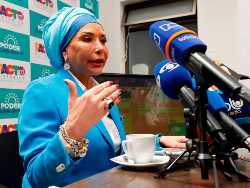 Piedad Córdoba, senadora colombiana.
