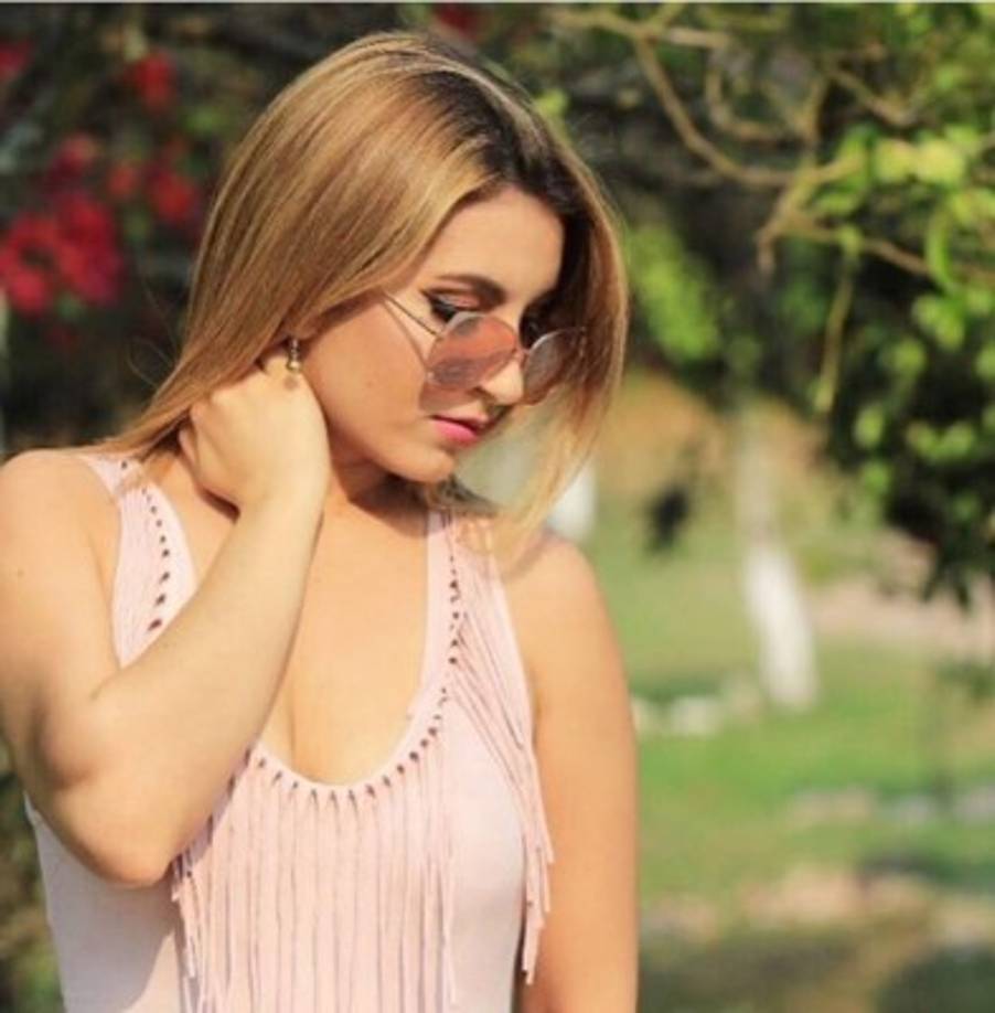 Roxana Kafati es la mujer del jugador del Juticalpa FC, Esdras Padilla.