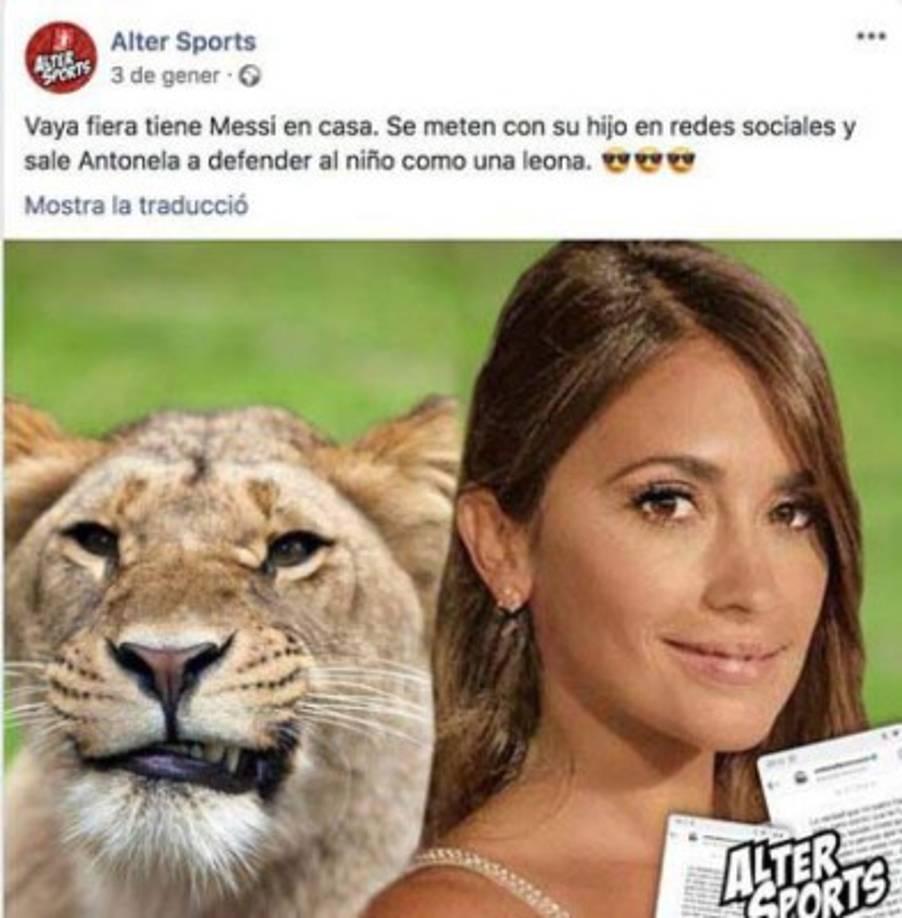 Antonella Roccuzzo, esposa de Lionel Mesis, fue una de las atacadas en las redes sociales por orden de Josep Bartomeu, ex presidente del Barcelona.