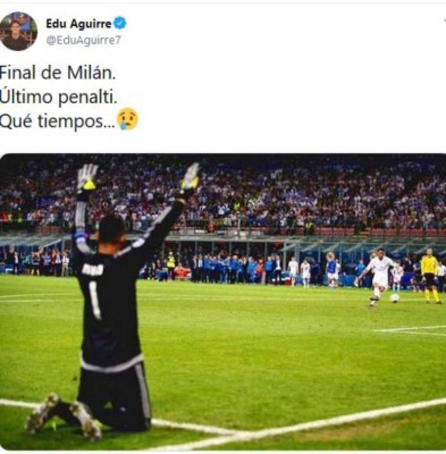 El periodista Edu Aguirre de El Chiringuito también tuvo palabras de agradecimiento para Keylor.