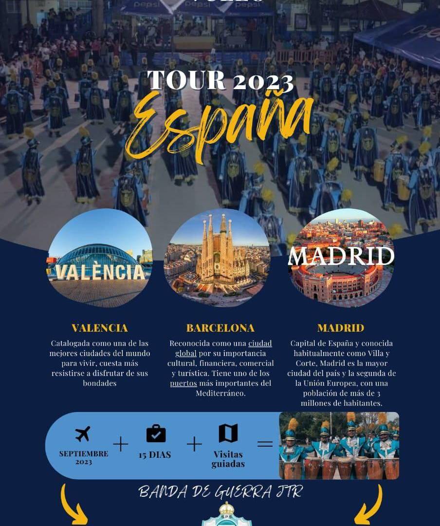 $!Banda de guerra del JTR se presentará en España