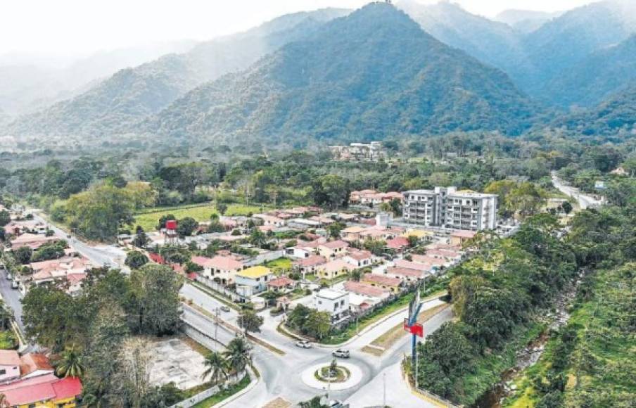 Sierra del Merendón, en San Pedro Sula, principal pulmón de la ciudad industrial en el norte de Honduras.