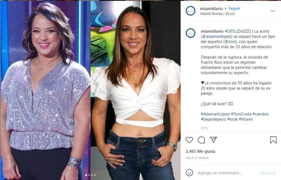 Incluso, en redes sociales han comparado el antes y después de la presentadora del programa Hoy Día, de Telemundo.