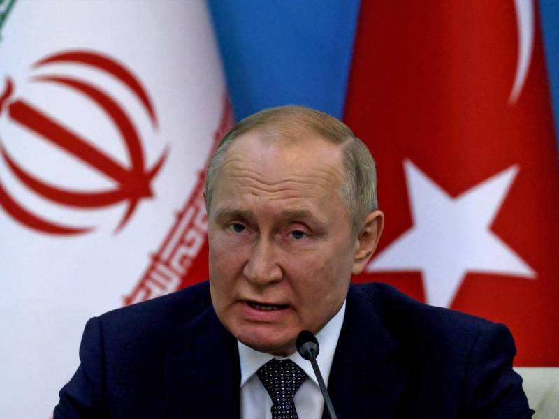 Putin asistió a una cumbre con Turquía e Irán en su primer viaje al extranjero desde el inicio de la guerra contra Ucrania.