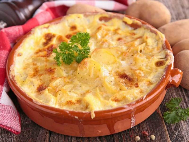 Papas gratinadas