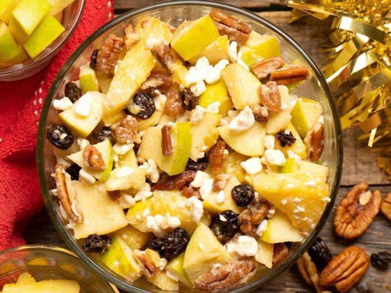 Ensalada de manzana y nuez