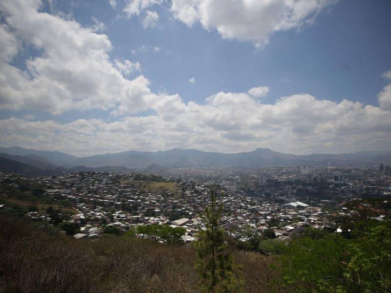 Un día soleado en Tegucigalpa, capital de Honduras.