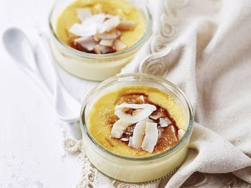 <b>Crème brûlée de coco</b>