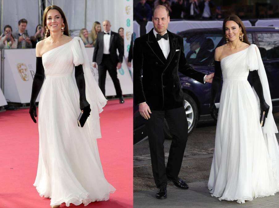 Kate Middleton brilla en los Bafta con unos pendientes de Zara