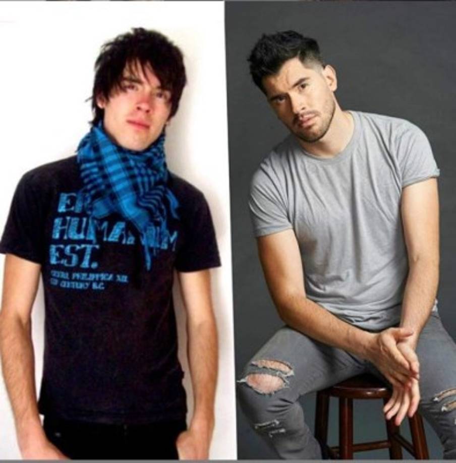 Germán compartió una foto en su Instagram del antes y después de él.