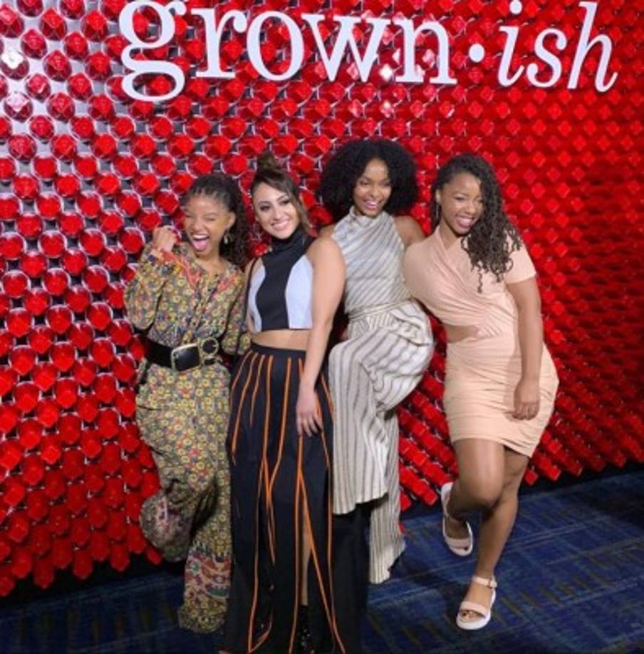 Su más reciente proyecto es la serie 'Grown-ish', el spin off de 'Black-ish', donde actúa junto a Yara Shahidi y las hermanas Chloe and Halle Bailey, entre otros.