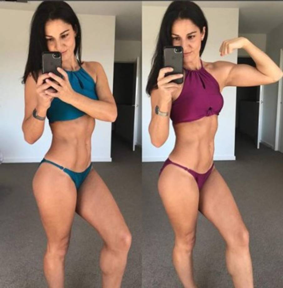 Hace ejercicio seis días a la semana, no tarda más de 20 o 30 minutos en hacerlos. Su rutina consiste en tres ejercicios de resistencia y tres ejercicios de cardio.