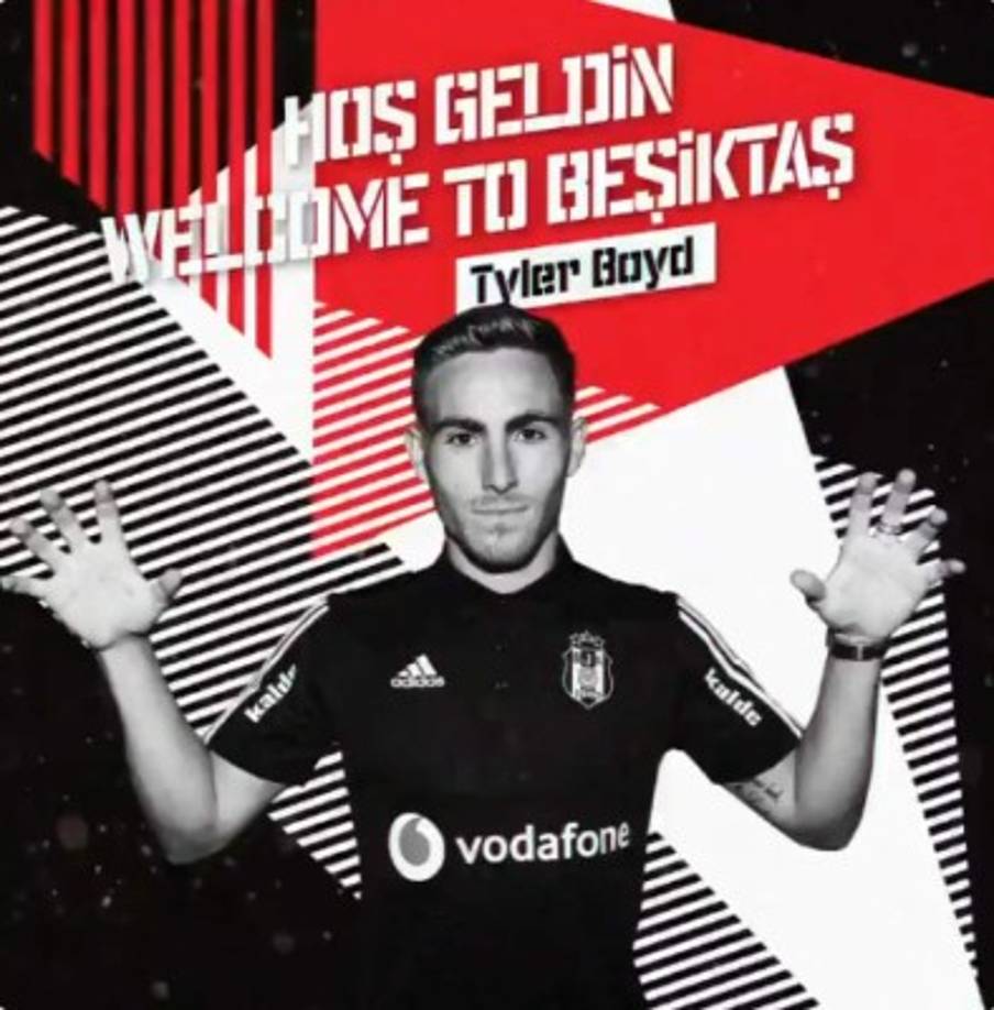 El Besiktas de Turquía ha fichado al atacante estadounidense Tyle Boyd por 2.400.000 €. Firma hasta junio de 2023.