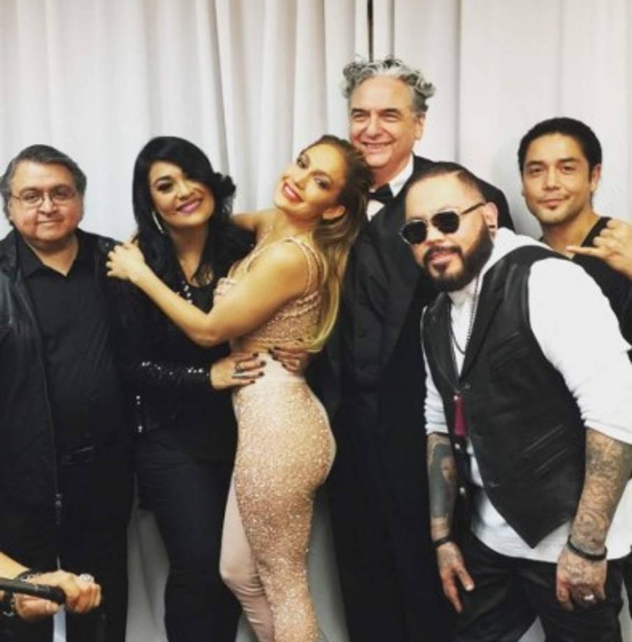 Ella y su familia estuvieron presentes en el homenaje que le hizo Jennifer López a su hermana Selena Quintanilla.