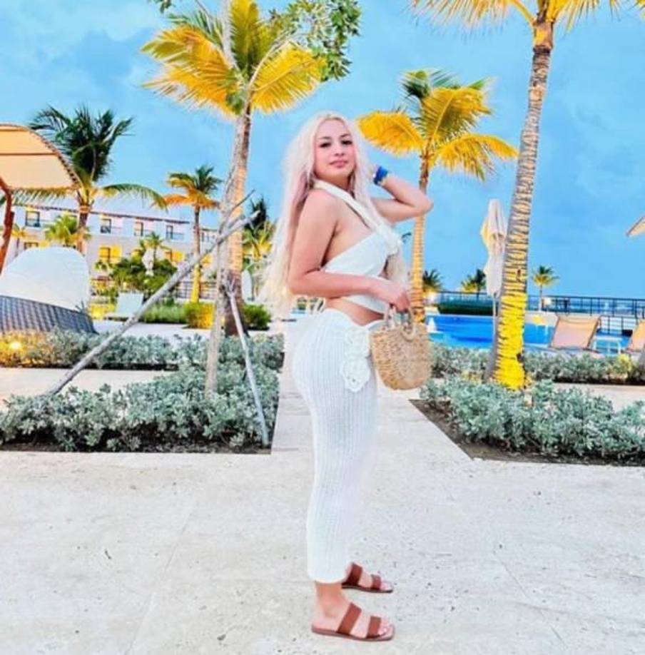 La preciosa chica reside en los Estados Unidos y es mamá de uno de los hijos de jugador hondureño del Olimpia.