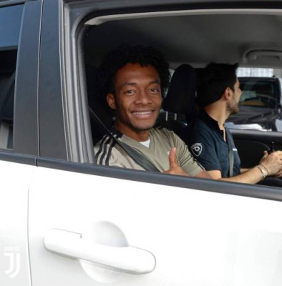 El colombiano Juan Guillermo Cuadrado fue uno de los más felices en el inicio de la pretemporada. ¡Adiós vacaciones!