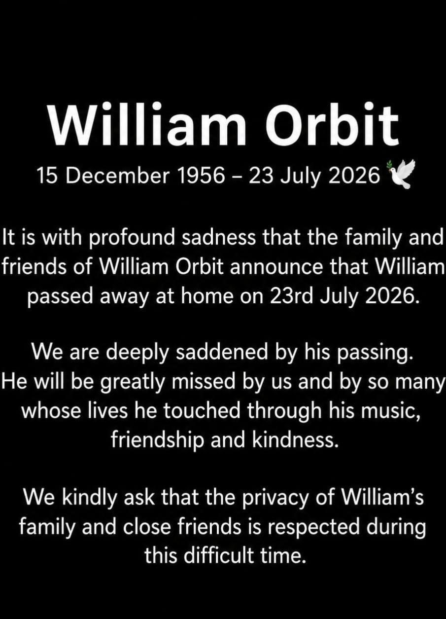 ¿De qué murió William Orbit? Productor de Madonna, U2 y Blur