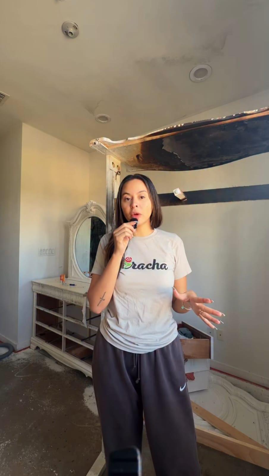 Ana Alvarado y Jorge Cordero sufren terrible incendio en su casa