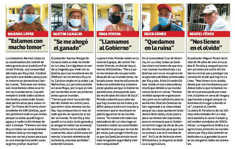 Con temor a inundarse viven más de 100,000 pobladores de La Lima
