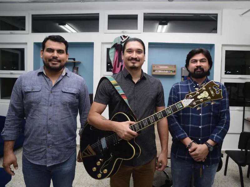 Norman Robles, Santos Valladares y Diego Enamorado integran Jazz Guitar Trío.