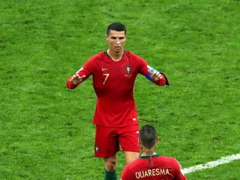 Cristiano Ronaldo se robó las portadas a nivel mundial con su actuación. Foto EFE
