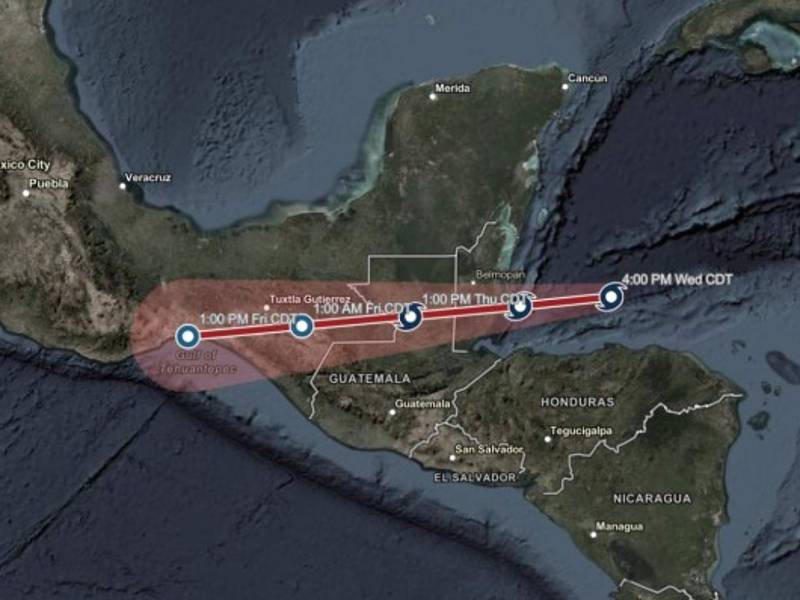 Nana dejará bastantes lluvias en Centroamérica.