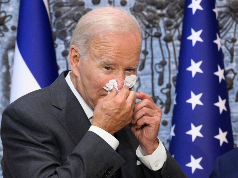 Biden solo tiene congestión nasal y responde favorablemente al tratamiento anticovid, afirma su médico.
