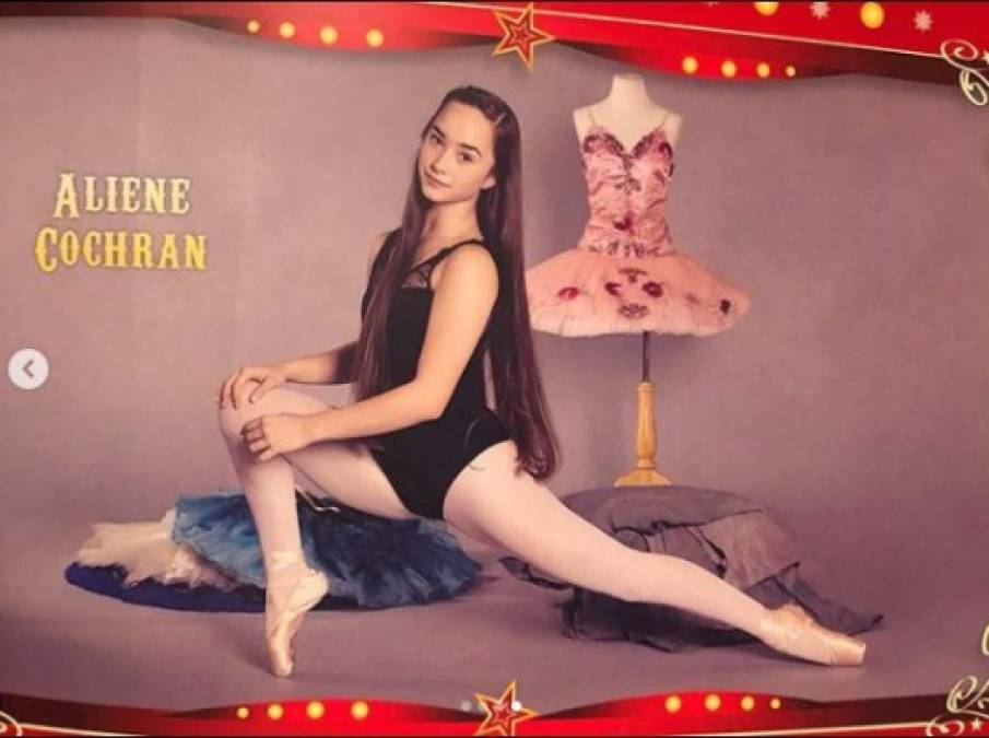 Su hija, Aliene Aída, heredó una enorme pasión por el baile y por ello practica ballet desde muy pequeñita.