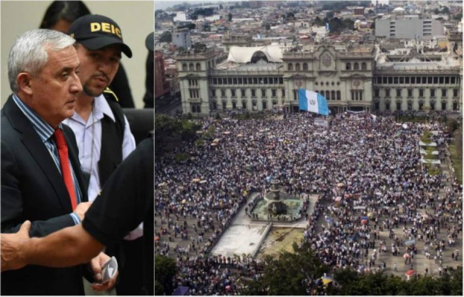 Guatemala se sitúa en el cuarto lugar del ranking tras el escándalo de la Línea que desató sendas protestas contra el presidente Otto Pérez Molina, actualmente encarcelado por dicho caso junto a la vicepresidenta Roxana Baldetti.