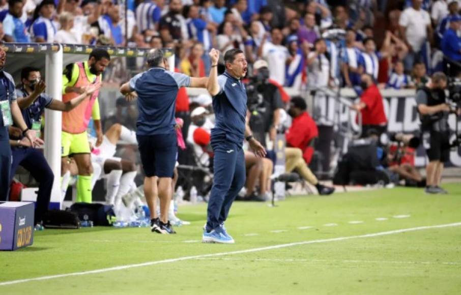 Así vivió Arnold Cruz el partido frente a Qatar.