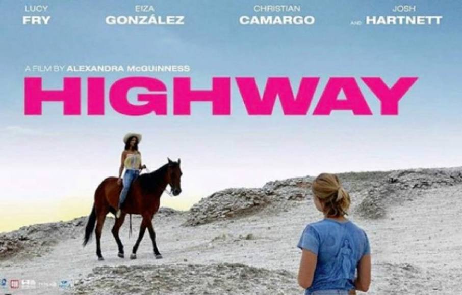 Eiza también aterrizó un papel en 'Highway', una producción de Alexandra McQuinness en la que comparte créditos con Josh Hartnett.