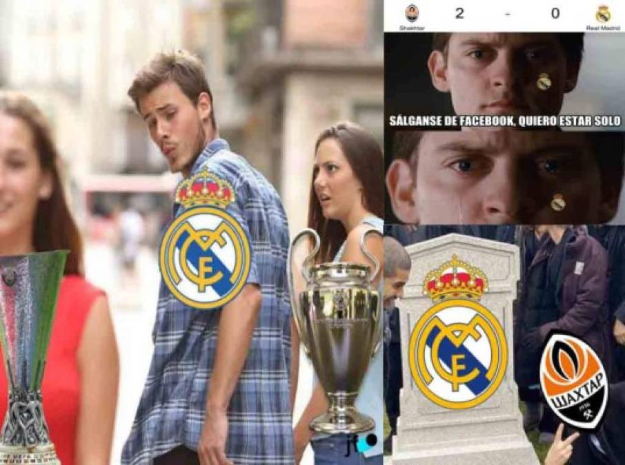 Real Madrid se complicó el pase a octavos de final de la Liga de Campeones tras perder 2-0 este martes en Kiev frente al Shakhtar Donetsk. Los memes no podían faltar.