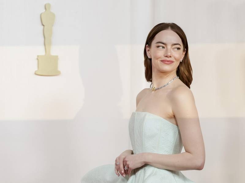 Emma Stone durante los premios Oscar 2024.