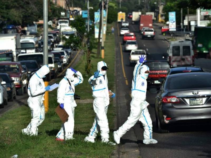En lo que va del año, Honduras ha registrado 24 homicidios múltiples. AFP