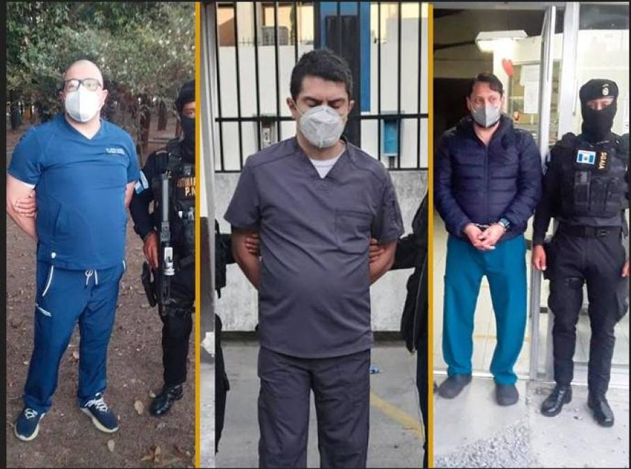 Los aprehendidos fueron identificados como: Orlando Rodas Pernillo, Mario Rene Bolaños Porras, Dany Ferlandi Chocooj Coy y Ángel David Valdez Vargas.