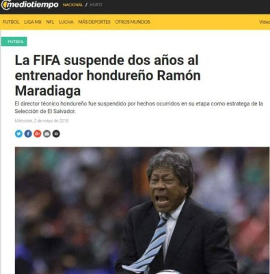 MedioTiempo de México.