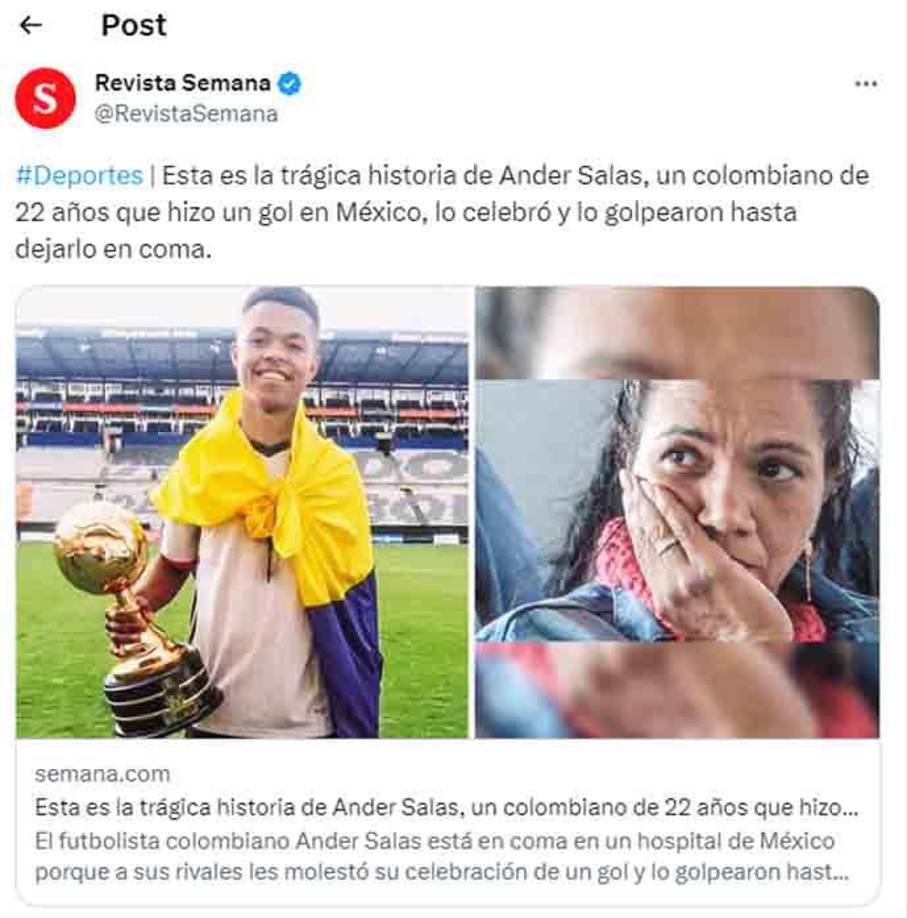 De acuerdo a lo que se reporta desde suelo mexicano, el ataque se dio luego de que el futbolista hiciera un gol y celebrara de una forma que no le gustó a sus rivales, los cuales, sin pensarlo, lo increparon.