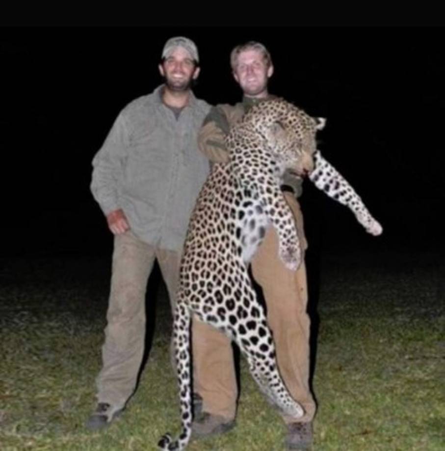 Tanto Don como su hermano Eric han sido criticados por organizaciones estadounidenses por cazar animales protegidos.