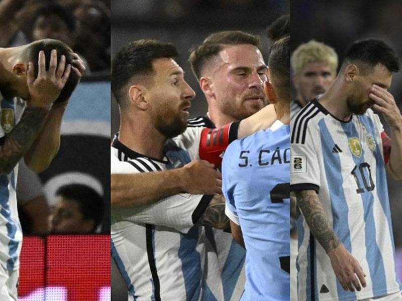 Lionel Messi la pasó mal en la derrota de 0-2 que sufrió Argentina ante Uruguay por las eliminatorias sudamericanas rumbo al Mundial 2026.
