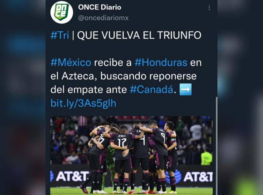 La prensa y afición mexicana espera que su selección pueda vencer a Honduras.